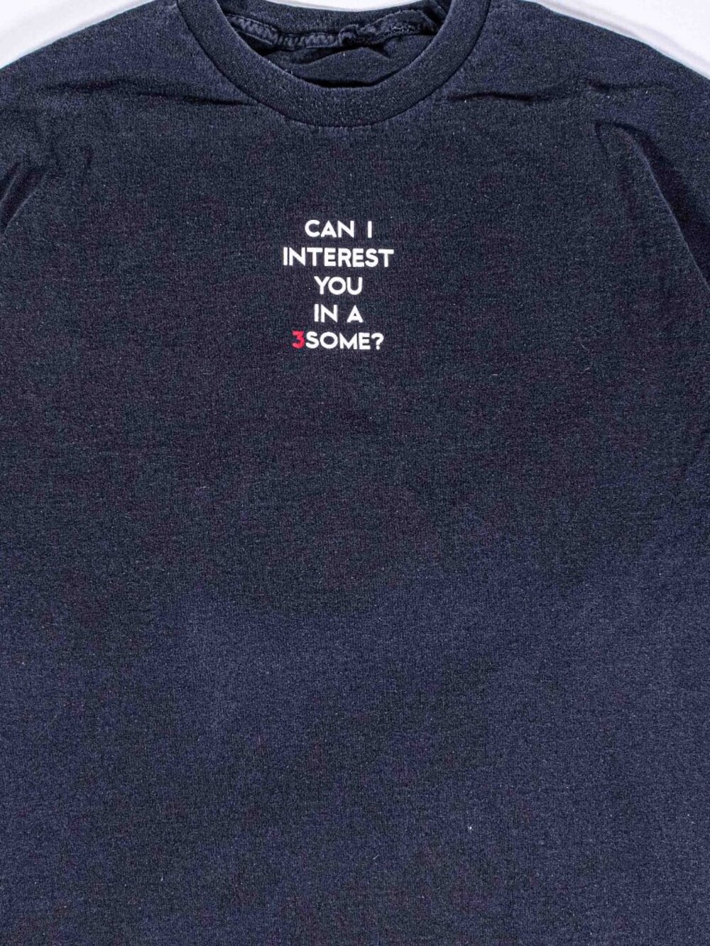 Vintage Can I Interest You In A 3 Some Shirt XL Funny Y2K Ironic Party Vodka Tee